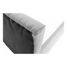 Boxspring típusú ágy 140x200, világosszürke, FERATA KOMFORT