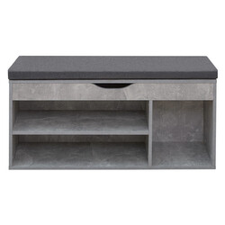 Cipőpolc paddal, beton, FUDDY NEW