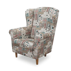 füles fotel puffal, szövet patchwork Viorica 1, ASTRID