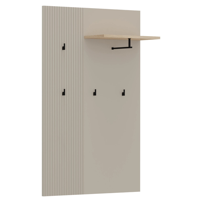 Akasztópanel 85, szürkésbarna Taupe/silverjack tölgy, DOMCA