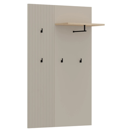 Akasztópanel 85, szürkésbarna Taupe/silverjack tölgy, DOMCA