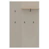 Akasztópanel 85, szürkésbarna Taupe/silverjack tölgy, DOMCA