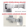 Tűzhely beépítő alsószekrény, fehér magas fényű HG, LINE