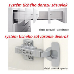 Kétajtós alsószekrény, tölgy sonoma, LINE