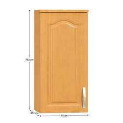 Felső konyhaszekrény, Éger, Balos, LORA MDF NEW KLASIK W40 / 735