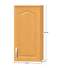 Konyhaszekrény, felső, égerfa LORA MDF NEW KLASIK W40/735