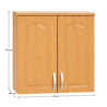Konyhaszekrény, felső,  éger LORA MDF NEW KLASIK W60/735
