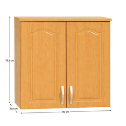 Konyha szekrény, felső, éger, LORA MDF NEW KLASIK W80/735