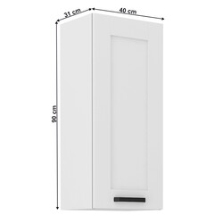 Felső szekrény, fehér, LULA 40 G-90 1F