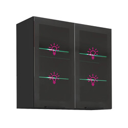 LED világítás, 4 pontos, fehér, ARAKA/MENZO/SIBER