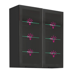 LED világítás, 6 pontos, fehér, ARAKA/MENZO/SIBER