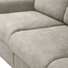 Ülőgarnitúra 3+2+1, szürkésbarna Taupe szövet, FASAN