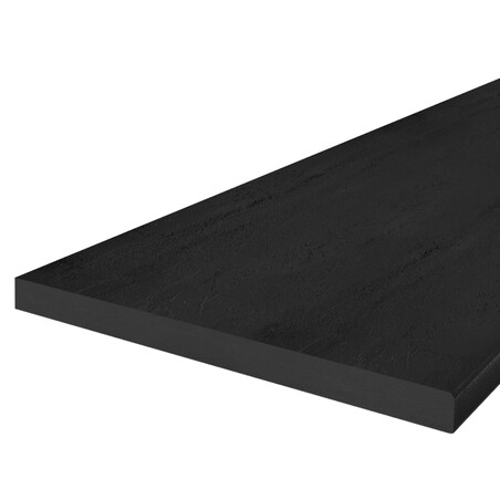 Munkalap, vastagság 3,8 cm, fekete vulkán