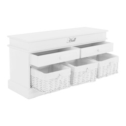Lóca rakodótérrel, fehér, BLANCO SY1232