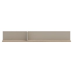 Fali polc 135, szürkésbarna Taupe/silverjack tölgy, DOMCA