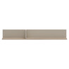 Fali polc 135, szürkésbarna Taupe/silverjack tölgy, DOMCA