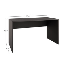 PC asztal, antracit, ADAPO ADP03
