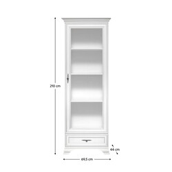 Vitrin, alpesi fehér, KENTAK REG1W1S