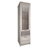 Vitrin 1D1W1S, nairobi gesztenye/onix, JESI NEW