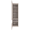 Vitrin 1D1W1S, nairobi gesztenye/onix, JESI NEW