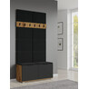 Clif P-50 kárpitozott fali panel – fekete
