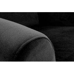 Agustin 2 dönthető pihenőfotel – fekete