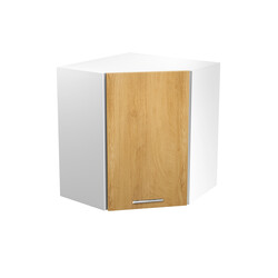 VENTO GN-60/72 sarok fali szekrény, szín: fehér/méz tölgy